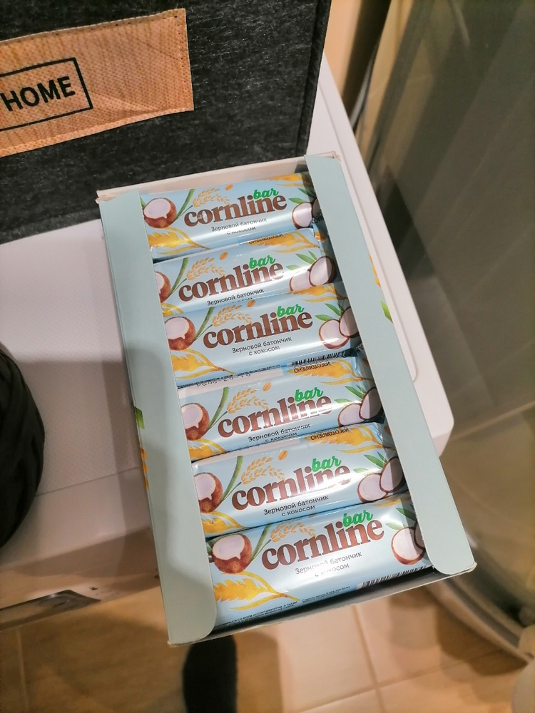 Корнлайн / Cornline, кокос батончик, 30 г / 18 шт - купить с доставкой ...