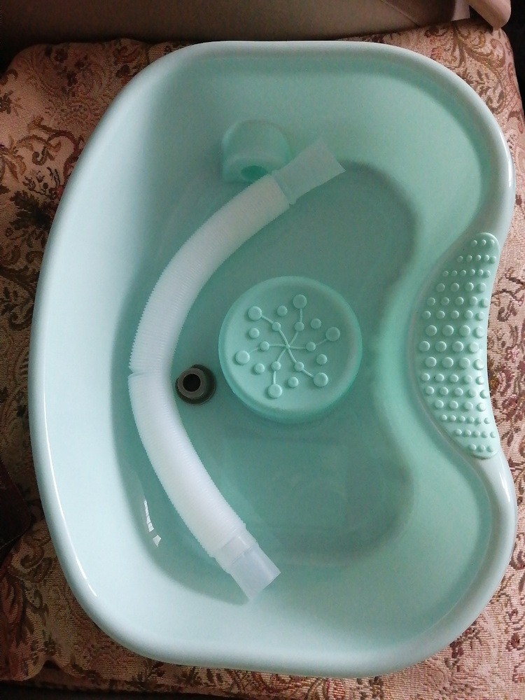 Ванночка BESIDE для мытья головы лежачих больных, ванна с подголовником ...