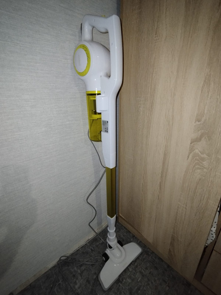 Вертикальный пылесос Kitfort КТ-5105-1, бело-фиолетовый - купить с ...