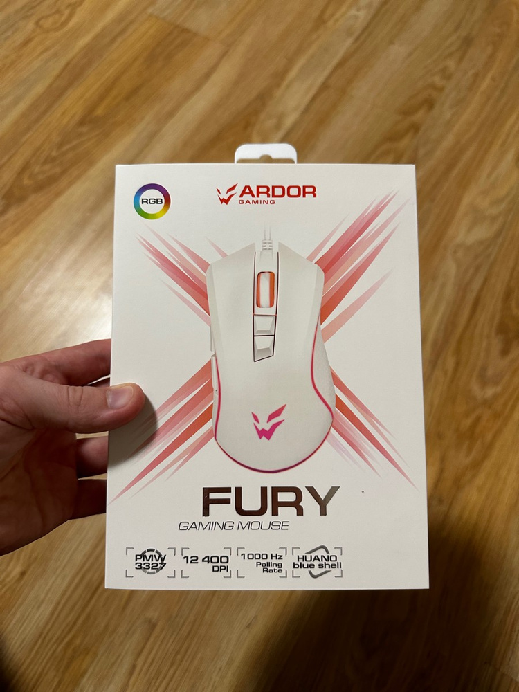 Игровая мышь проводная ARDOR GAMING ARD-FURY3327, белый - купить по ...