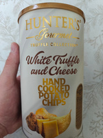 Картофельные чипсы натуральные, приготовленные вручную Hunter's Gourmet "White Truffle & Cheese" Хантерс Гурме Белый Трюфель и Сыр, 150гр #39, Сергей Г.