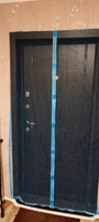 Антимоскитная сетка на дверь на магнитах с мелкой ячейкой / Качество ТОП / Синяя 120х210 #1, Инна С.