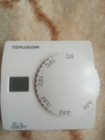 TEPLOCOM Терморегулятор/термостат TEPLOCOM TS-2AA/8A Универсальный, белый #2, Александр Т.