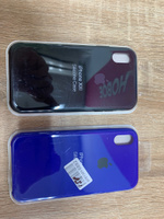 Силиконовый чехол на Айфон XR с логотипом / Silicone case iPhone XR #118, Катерина