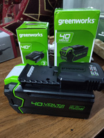 Аккумулятор Greenworks Арт. 2939507, 40V, 4 Ач, с USB разъемом #18, Айна К.