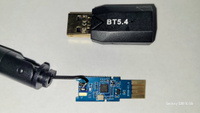 USB Bluetooth 5.4 адаптер для ПК, компьютера, ноутбука, наушников Windows 8.1 / 10 / 11, универсальный #27, Илья С.