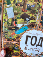 Найди и покажи. Год в лесу / Виммельбух, детская книга, книжки-картинки ...