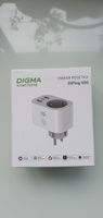 Умная розетка Digma DiPlug 500 EU Wi-Fi белый (DPL500) #26, Артур З.