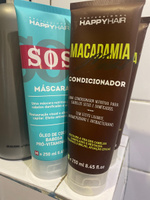 Набор беcсульфатный шампунь Macadamia и маска для волос SOS Happy Hair Professional #35, Наталья