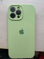 Чехол для iPhone 13 Pro Max Soft-Touch Premium с защитой камер Light Green #28, Зайцева Ольга