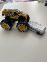 Монстр трак Хот вилс, машинки для мальчиков Mattel, машина Hot Wheels Monster Trucks Taxi GRH81_HKM07 #11, Елена М.