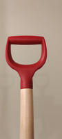 Ручка для лопаты FACHMANN Garten, пластик, D-образная, красная, 32 мм, рукоятка #8, Даниил