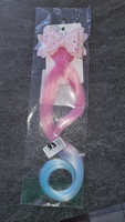 Цветная прядь на заколке с бантиком, Lisa Doll / Детские накладные волосы 40 см #5, Екатерина К.