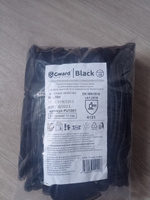 Перчатки нейлоновые с полиуретановым покрытием, рабочие, хозяйственные Gward Black PU1001 черного цвета, размер 10 (XL), 12 пар #6, Юрий Ю.