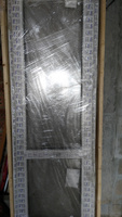 Балконная дверь 60 мм (2100 x 650) 52, с поворотной створкой, стеклопакет 2 стекла #5, Виталий Х.