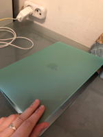 Чехол накладка для ноутбука Apple Macbook Air 13 A1932 / A2179 / A2337 2018 - 2022 года - светло-зеленый матовый защитный противоударный гипоаллергенный пластиковый #116, Катерина Ф.