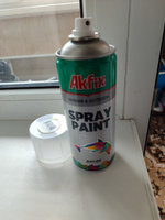 Акриловая аэрозольная краска Akfix Spray Paint, 400 мл, RAL 1015, кремовая #100, Владимир П.