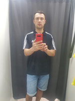 Поло adidas Sportswear M 3S Pq Ps #4, Вас С.