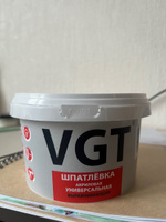 VGT (ВГТ) Шпатлевка для стен акриловая выравнивающая универсальная для наружных / внутренних работ, белая, 1 кг #24, Аяна Н.