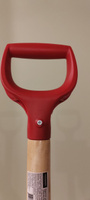 Ручка для лопаты FACHMANN Garten, пластик, D-образная, красная, 32 мм, рукоятка #7, Даниил