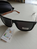 Очки солнцезащитные мужские, антибликовые uv400, солнечные очки для мужчин, черные с поляризацией. #51, Мария Ж.