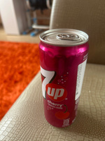 Газированный напиток 7 UP Cherry Севен Ап Вишня, 3 шт * 330 мл, Франция #7, Леон Ф.