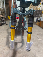 Перья вилки Honda DIO ZX (дисковый тормоз, гидравлические