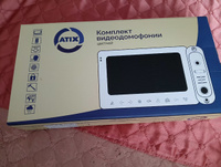 Комплект видеодомофона для квартиры ATIX K710C/T белый, экран 7", встроен модуль сопряжения для подключения к подъездному домофону #8, Аббазов Альберт Абдулбариевич