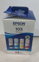 Epson Чернила 103 для L3200/L3260/L5290 C13T00S64A. Оригинальные + Большой срок годности, оригинал, Набор CMYK #19, Алексей К.