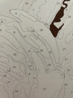 Картина по номерам на холсте с подрамником "Цветы Пионы", 40х50 см #7, Лиана С.