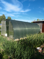 Сетка затеняющая(фасадная) 55% зеленая для теплиц, для навеса, для растений, от солнца, для огорода(размер 6 х 7м) #1, Ольга Ф.