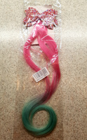Цветная прядь на заколке с бантиком, Lisa Doll / Детские накладные волосы 40 см #4, Марина Д.