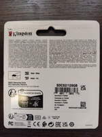 Kingston Карта памяти Micro SD 128GB Canvas Select Plus (100 Mb/s) + SD адаптер / SDCS2/128GB #34, Константин К.