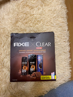 Подарочный набор для мужчин Axe DARK TEMPTATION, дезодорант-аэрозоль, гель для душа и шампунь для волос, 150 + 250 + 200 мл #4, Александра К.