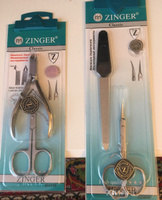 Zinger Набор для маникюра Sis-43-S (ножницы и кусачки для кутикулы), маникюрный инструмент серии Professional #6, Светлана Ф.