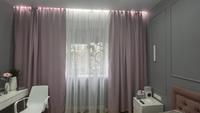 Curtain & Textile Тюль высота 280 см, ширина 400 см, крепление - Лента, Белый #69, Анастасия С.