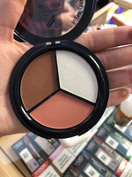 Nice View Контуринг для лица 3 в 1 / Бронзер (Bronzer) + Хайлайтер (Highlighter) + Румяна (Blusher) для макияжа, Тон №1 #30, Елена Б.