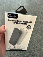 Повербанк, внешний аккумулятор Powerbank Business Series 20 000 mAh, универсальный пауэрбанк с USB и Type-C, с индикатором зарядки LED, черный #1, Евгений