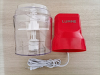 Измельчитель кухонный электрический LUMME LU-KP1846A 500Вт, блендер измельчитель, красный рубин #6, Mikhail K.