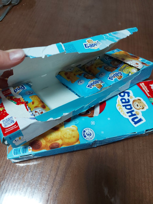 Пирожное Медвежонок Барни с бананом и йогуртом, 150 г - купить с ...