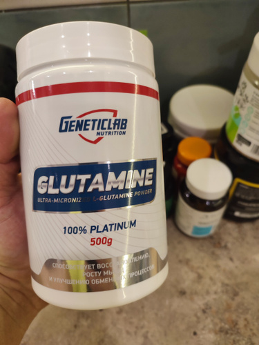 Глютамин Geneticlab Nutrition Glutamine Powder 500 грамм без вкуса ...