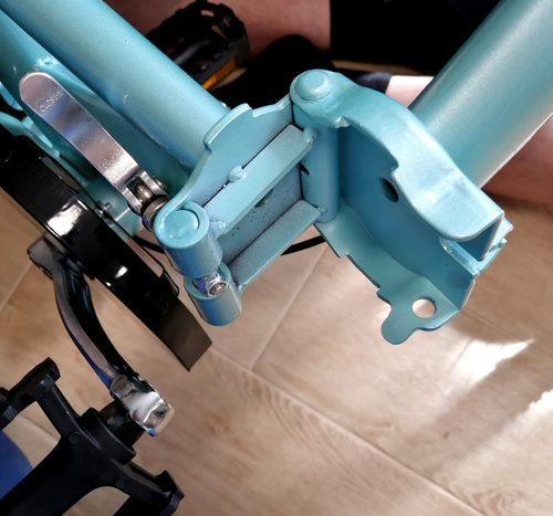 Велосипед взрослый складной 24" FOXX SHIFT 6 скоростей зеленый на рост ...