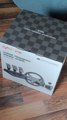 Игровой руль PXN V99 3.2Nm С силовой обратной связью для ПК Windows 7/8 ...