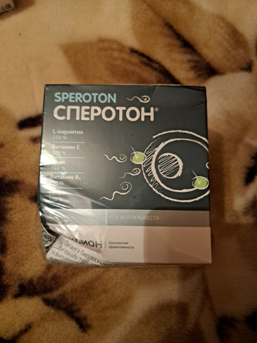 Сперотон, 30 саше по 5 г / с L-карнитином, селеном, цинком, витамины ...