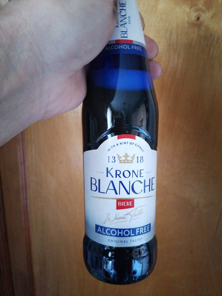 Пивной напиток Krone Blanche Biere Alcohol Free безалкогольный, 20 шт ...