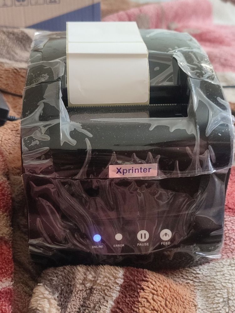 Термопринтер для печати этикеток XPrinter XP-365B (Bluetooth) + Чековая ...