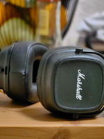 Marshall Наушники с микрофоном Marshall Major IV, Bluetooth, 3.5 мм, черный #10, Валерия П.