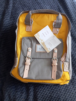 Рюкзак повседневный Doughnut Macaroon Mustard X Light Grey 16L #33, Андрей Г.