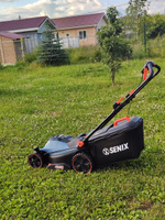 Газонокосилка самоходная аккумуляторная SENIX LPSX2-M-EU, 2X2, 40В