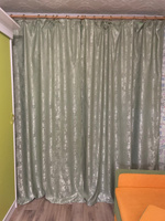 Curtain & Textile Комплект штор Домашней волшебнице 230х300см, салатовый #104, Олеся Л.